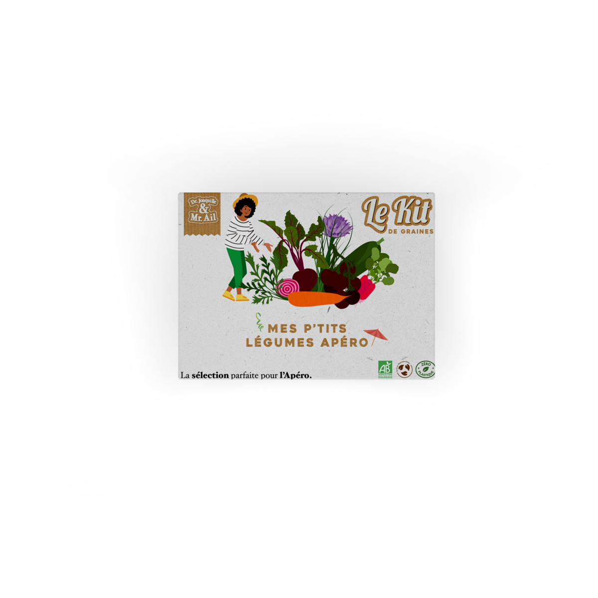 Mes P'tits Légumes Apéro - Thematisch tuinierpakket - Creatief pakket - DIY - Kerstcadeau