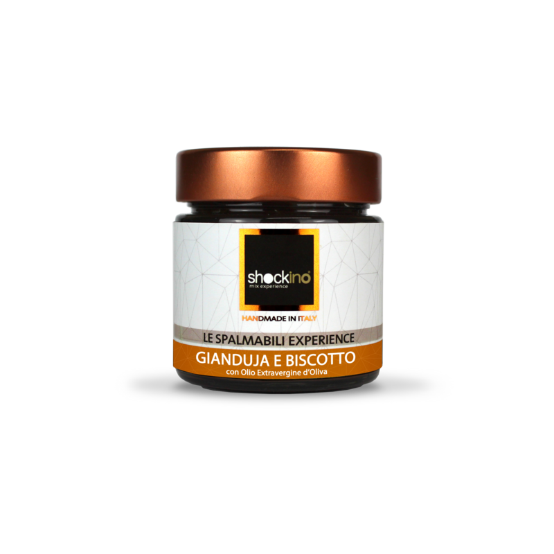 Artisanal Gianduja and Biscuit spreadable cream