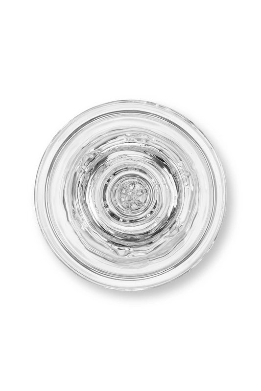 Candle Holder Glass Clear Medium 10x28.5cm