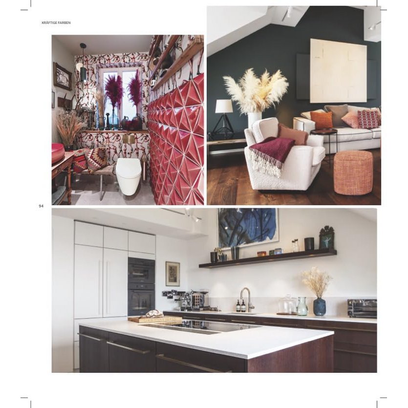 Stylish living with colour