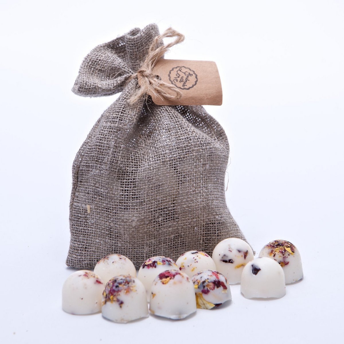 Cire Naturelle Parfumée Fondant en Lin - Champagne & Roses