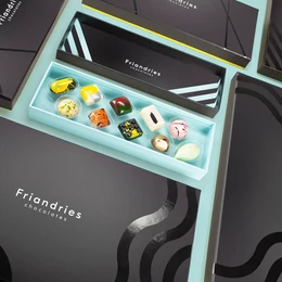Colección de chocolate premium: combinación uno (10 piezas)