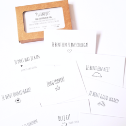 The best compliments cards - Various feathers sets - Choose the best set or a mix