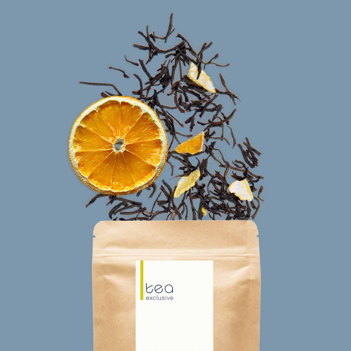 Orange noir, thé noir biologique, 125g