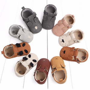 Annie & Charles® Leder-Krabbelschuhe