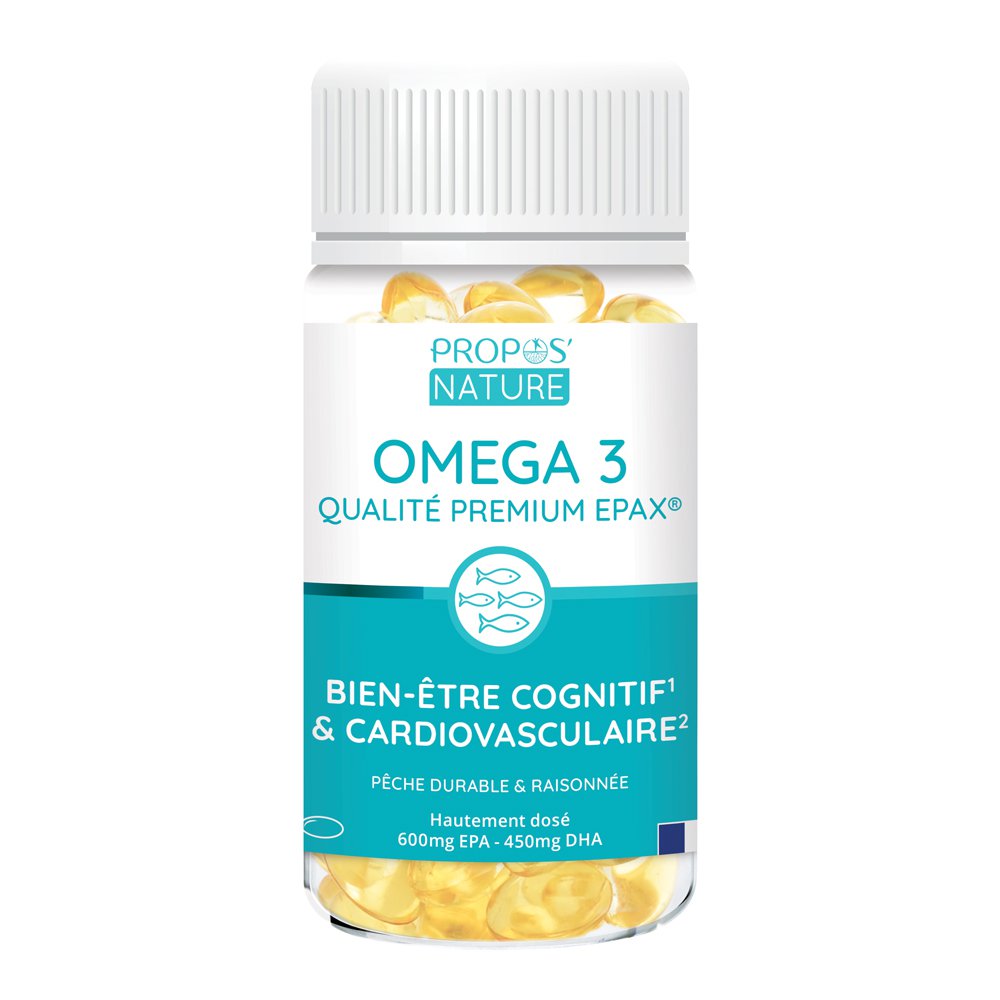 OMEGA 3 - PREMIUM EPAX QUALITY - MEMORY, CONCENTRATION & VISION - 60 CAPSULES