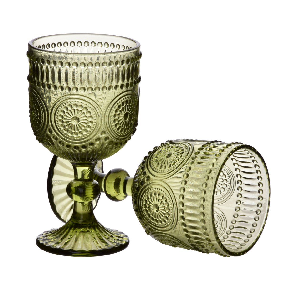 ELISE GREEN Set of 4 glasses 330ml8,9x16,5cm