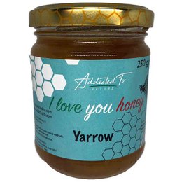 Yarrow wildflower honey from Etna Volcano, 250g. Rich, floral honey with a unique flavor profile.