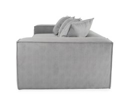 Van Morris 4-seater, Concrete Grey, Exclusive Corduroy from the Belgium company BRUTEX