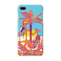 Gyldent palme Miljøvenligt iPhone cover