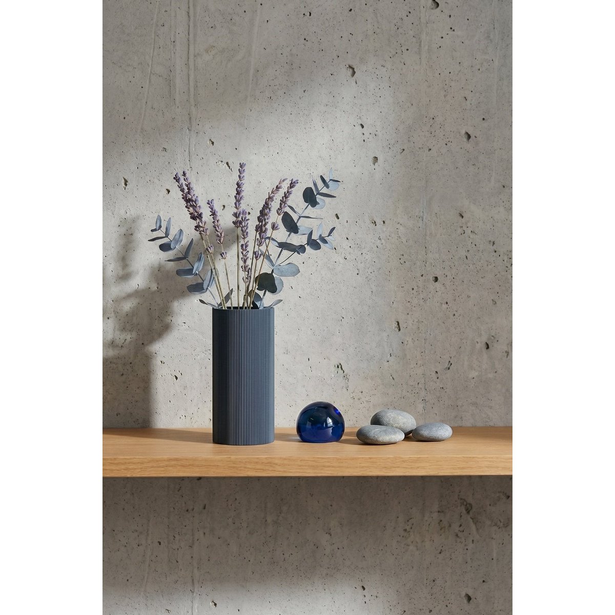Vase geriffelt, wasserdicht – 3D-gedruckt | Lined Collection