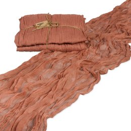 Table runner, gauze, cheesecloth, uni ca.70cm x 300cm