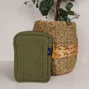 Organize - dark olive of organic cotton