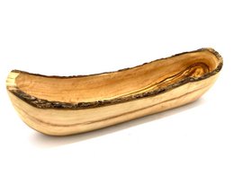 Brotschale rustikal aus Olivenholz 40 – 45 cm
