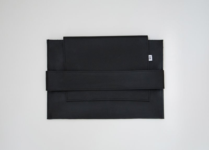 computertaske | laptop sleeve 14" eller clutch | SORT