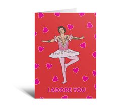 I Adore You Valentines Day Card