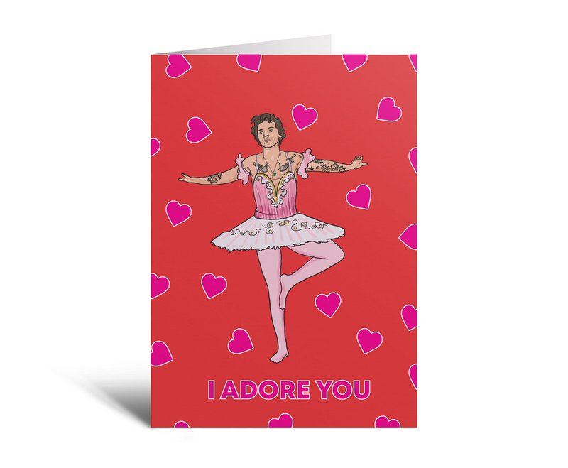 I Adore You Valentines Day Card