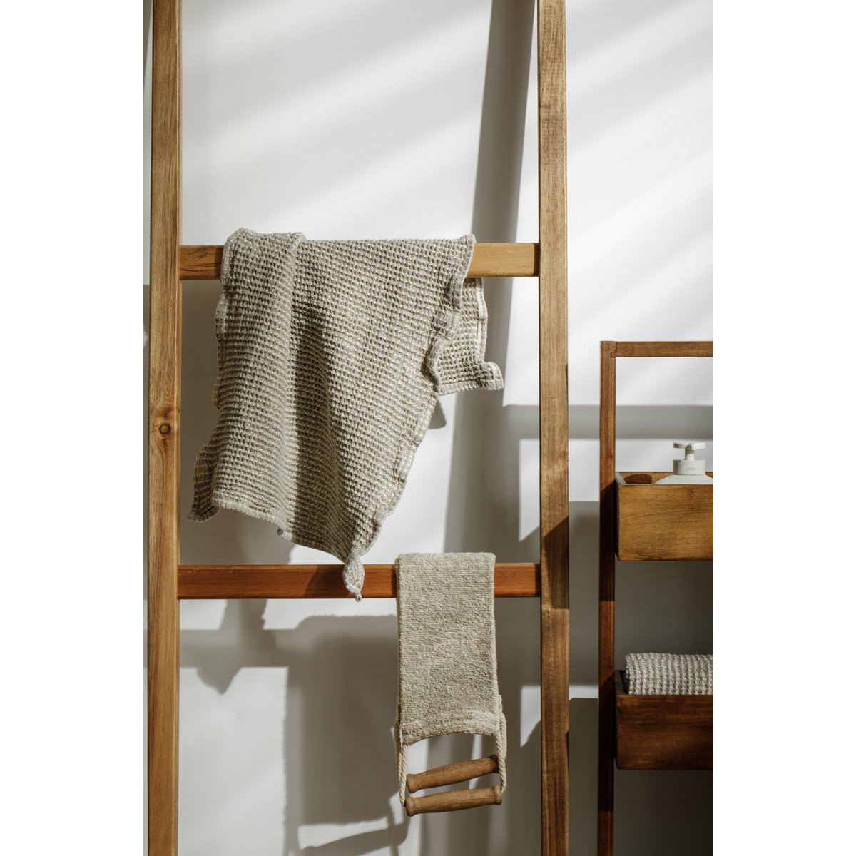 Drap de bain lin gaufré / Petit