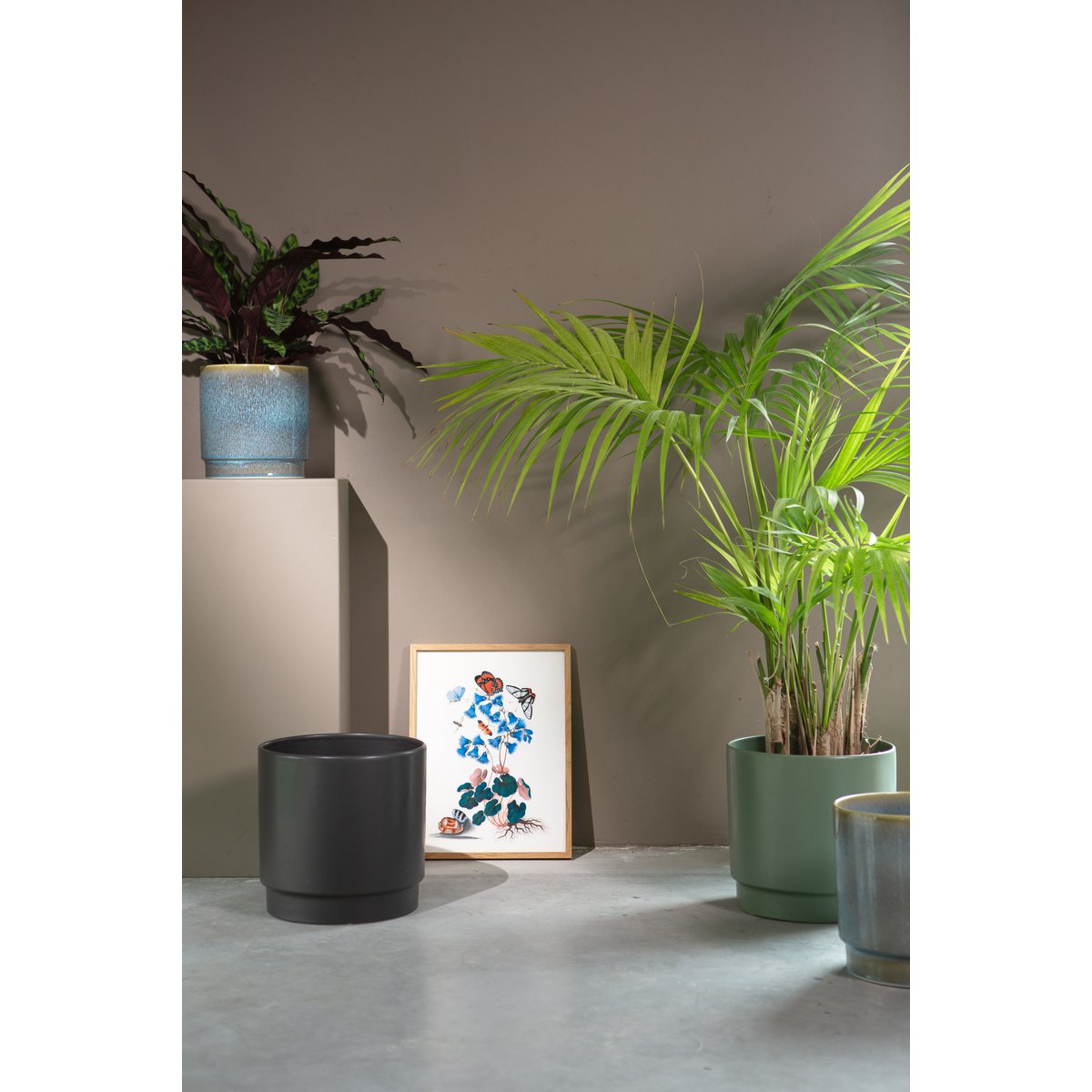 Sense pot reactive jade blue