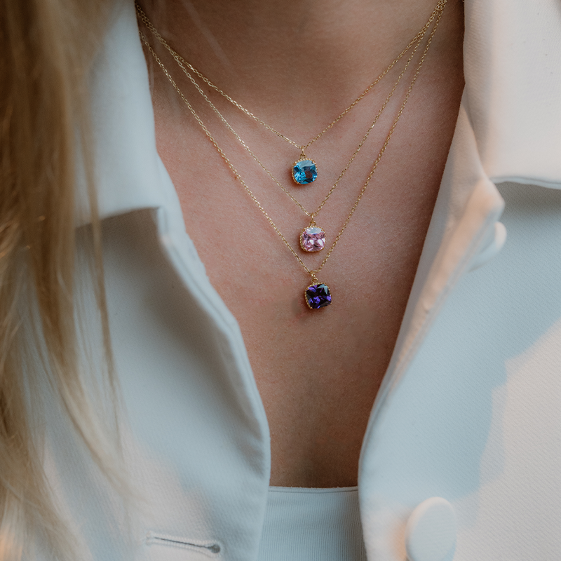 Collier Pierre de Naissance Février Améthyste