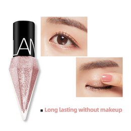 Nieuwe professionele glanzende eyeliners cosmetica voor vrouwen pigment zilver rose goud kleur vloeibare glitter eyeliner goedkope make-up