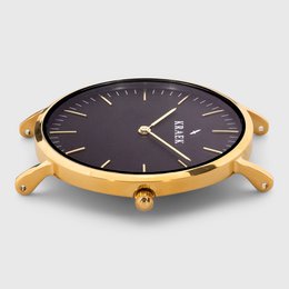 Gwylan | Gold | Brown | 36 mm