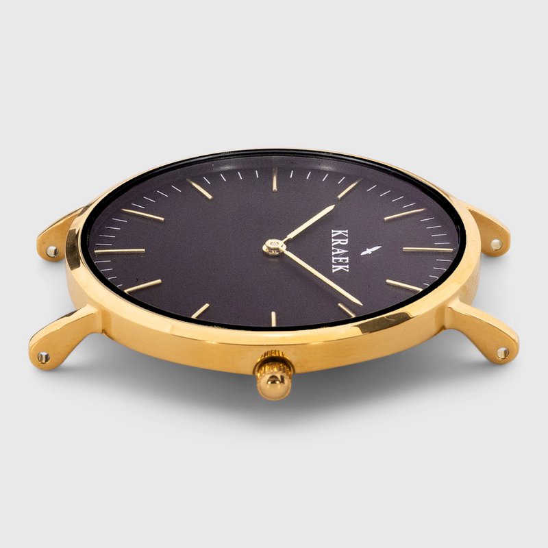 Gwylan | Gold | Brown | 36 mm