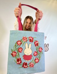 Miffy shopper niebieski