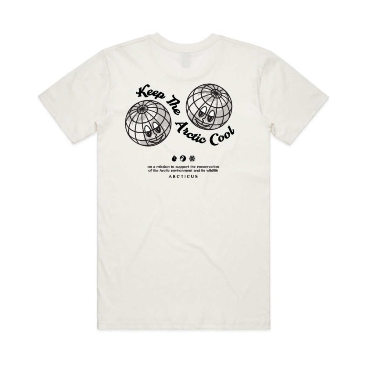 T-shirt Keep it Cool - Bianca - Regalo unisex