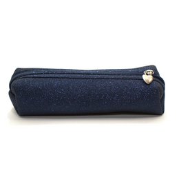Moon - The Navy glitter pencil case