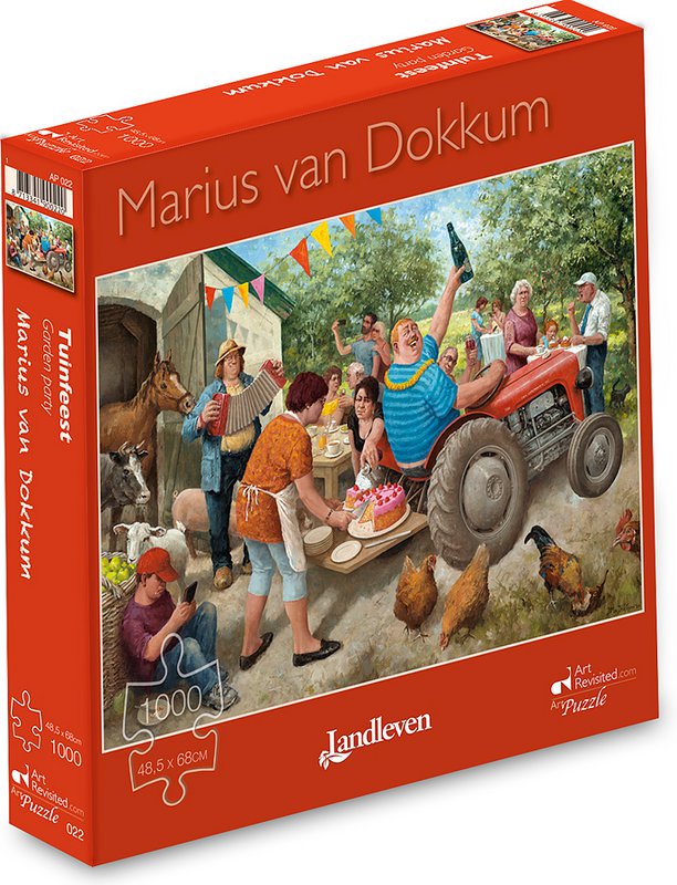 Puzzle - Gartenparty 48,5x68cm - 1000 Teile