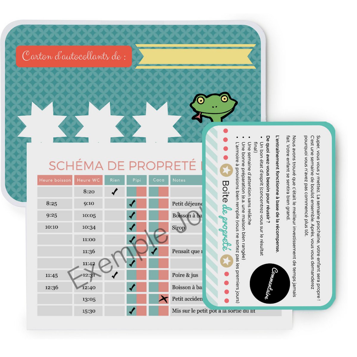Boîte de propreté - Apprentissage de la propreté pour enfants