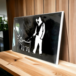 Banksy's Graffiti Stencil  - Choose Your Weapon