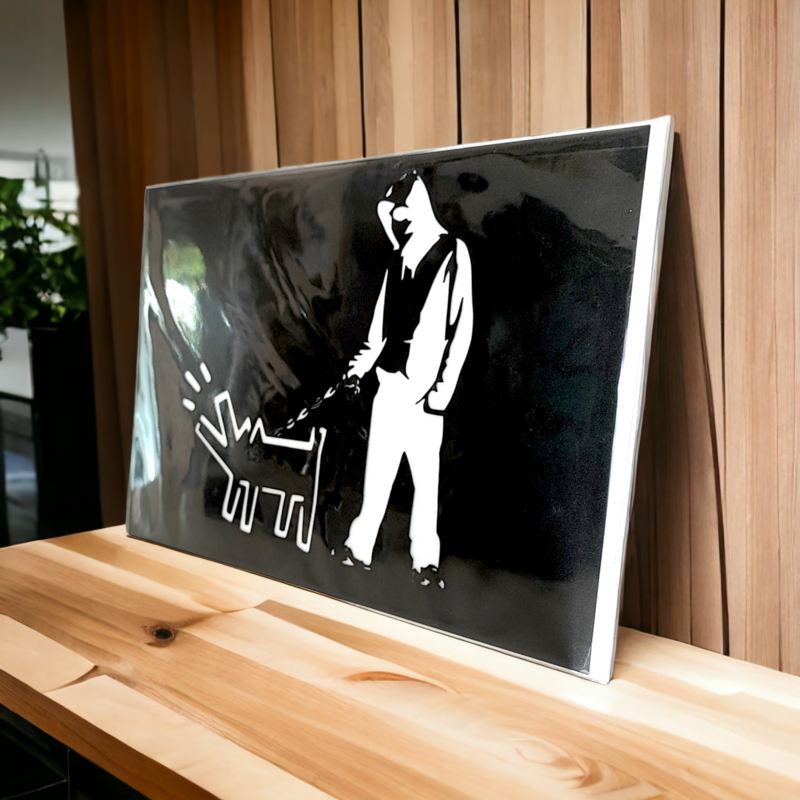 Banksy's Graffiti Stencil  - Choose Your Weapon