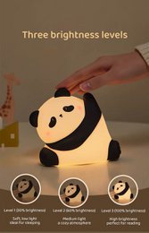 Luce notturna Kungfu Panda – Lampada LED in morbido silicone per la cameretta e il comodino