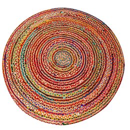 Jute Teppich Tamani bunt