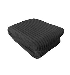 Koset tæppe i ledningsoptik »Boligloft 200x150 cm» Dagligt tæppe med antipillende effekt »Varmt sofa loft