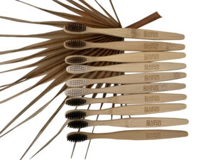 Bamboe Tandenborstel set 20 stuks multi colour brown