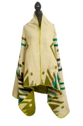 Mini Imbabura Green - Ecuadorianische Alpaka-Minidecke | einheimische Decke |