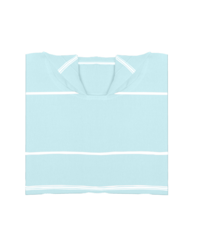 TOWEL TO GO IPANEMA KIDS Cotton Beach Poncho 60x48 cm | Quick Dry Changing Towel | Blue | with Gift Box