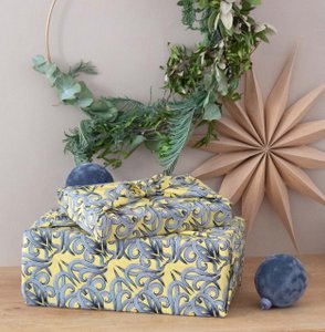 Furoshiki cadeauverpakking Sunshine Nouveau stoffen cadeauverpakking