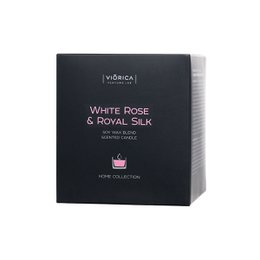 White Rose & Royal Silk Soy Wax Spaved 200 g