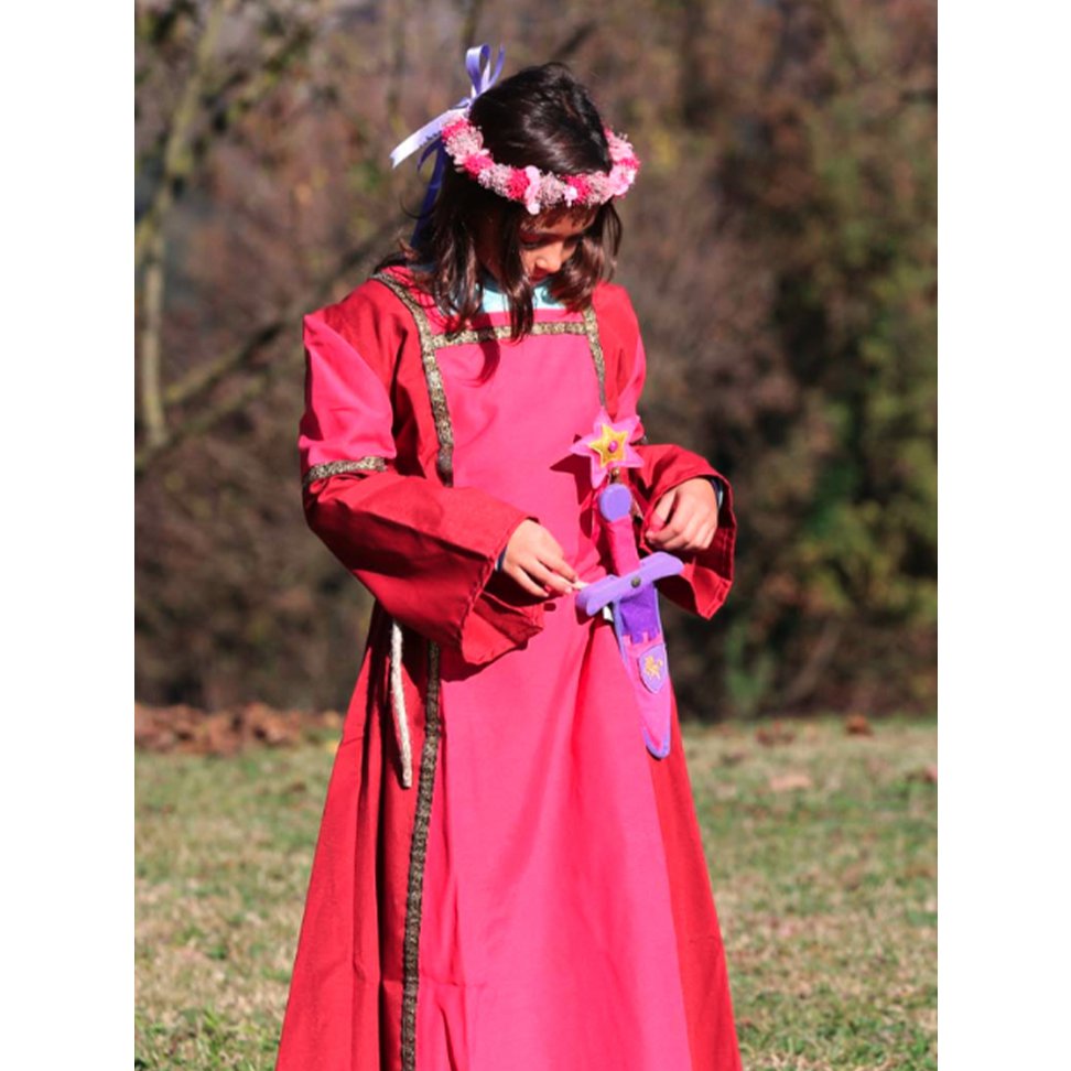 VESTIDO SEÑORA ROSA