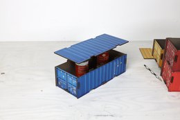 Container stacking box lid