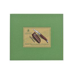 Juego de cuchillos Laguiole Héritage con funda de cuero