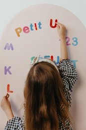 Magneetbord voor kinderen - Arche - Lichtroze