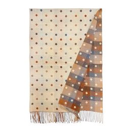 Wendeschal für Damen aus Wolle im Polka Dot-Design ITFUHZY-26-02