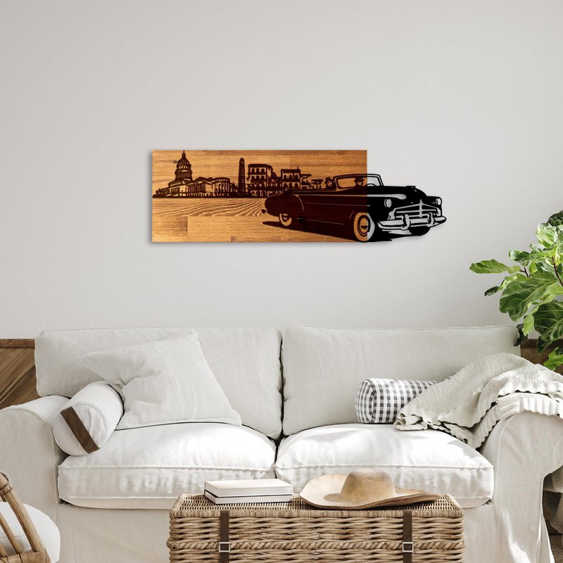 MA-461 Wood Metal Wall Painting