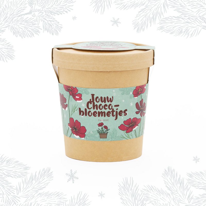 Chocoladebloemen uit de beker (NL)