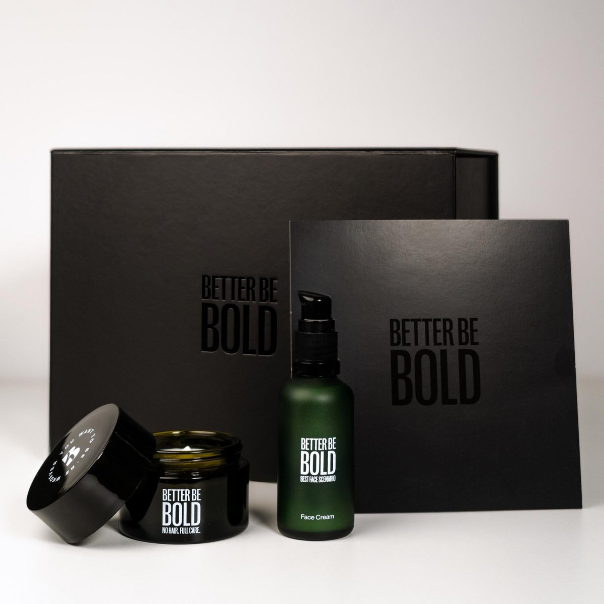 Geschenkbox für glückliche Glatzenträger (Glatzencreme + Best Face Scenario)